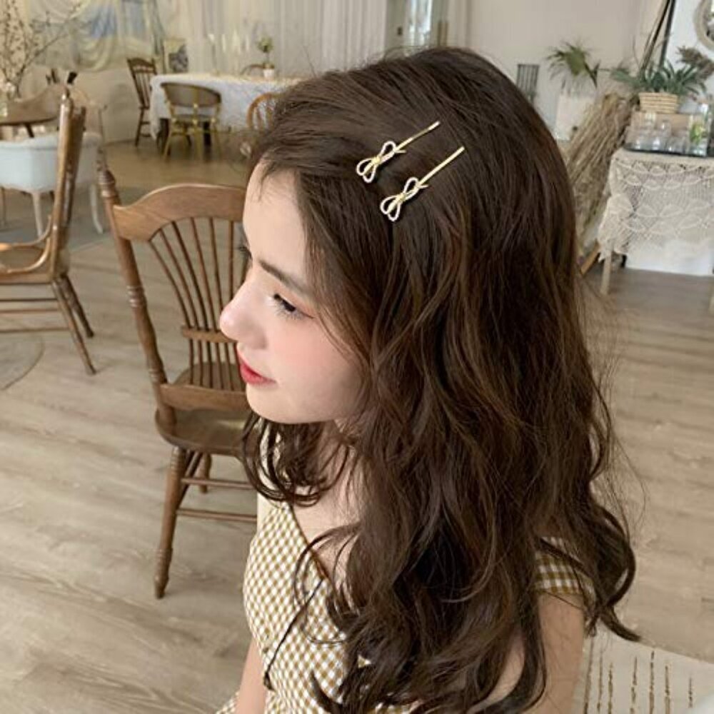 Gold Metal Alligator Hair Clips 30 Pcs Decorative Barrettes for Women Girls - Picture 2 of 6
